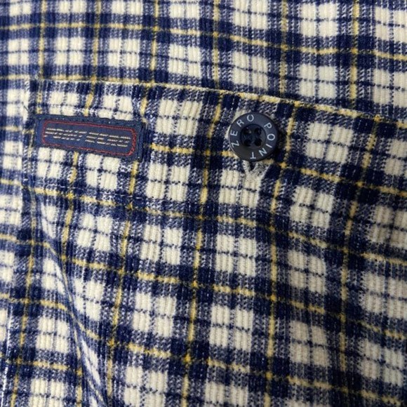 Vintage Button Down Plaid Corduroy Shacket - Picture 2 of 5